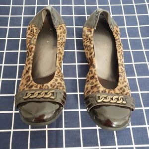 Mephisto》10 Leopard Print Flats